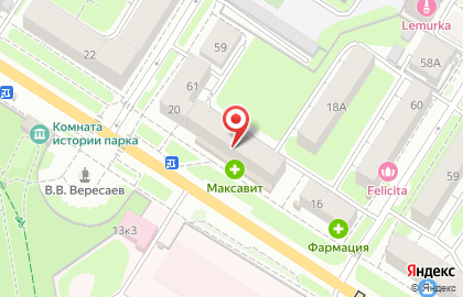 Служба доставки на Первомайской улице на карте