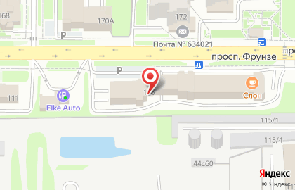АндерСан на проспекте Фрунзе на карте