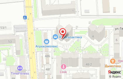 Туристическая компания Лестница в Небо на улице Героя Аверкиева на карте