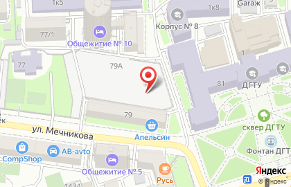 Распечатка на улице Мечникова на карте