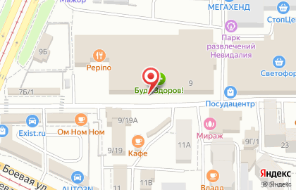 Магазин зоотоваров ЛапУшки в Октябрьском районе на карте