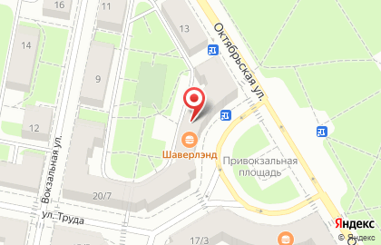 Максимум на площади Труда на карте