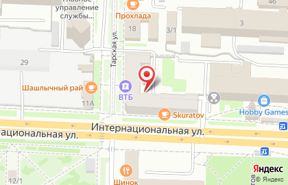 Максимус на Тарской улице на карте