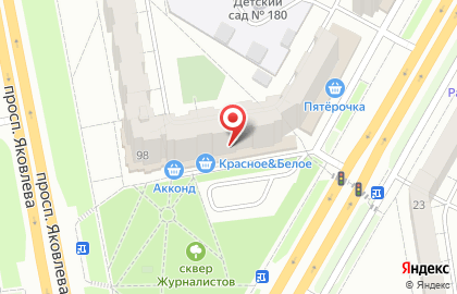 Банк Зенит в Чебоксарах на карте