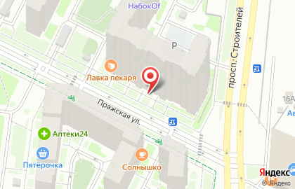 Магазин стройматериалов в Санкт-Петербурге на карте