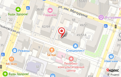 Гарантия на Ульяновской улице на карте