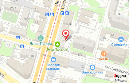 МТС на Октябрьской улице на карте