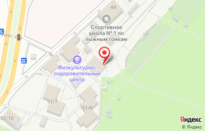 Пункт проката Физкультурно-оздоровительный комплекс на карте