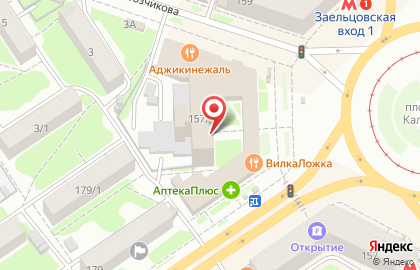 Ателье Рукодельница в Заельцовском районе на карте