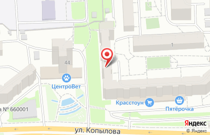 Аптека от Склада на улице Копылова, 42 на карте