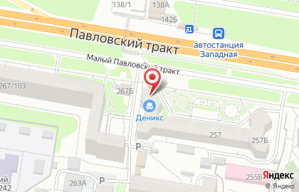 Мини-маркет по продаже печатной продукции Пресса 22 в Индустриальном районе на карте