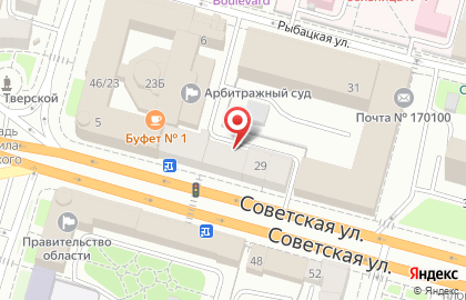 Магазин подарков Ларец на Советской улице на карте