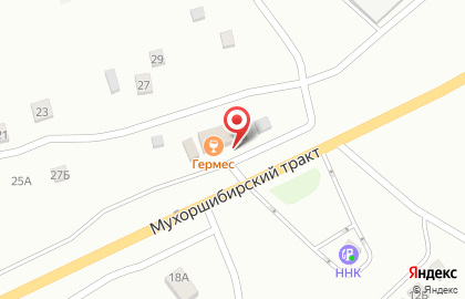 Продуктовый магазин Гермес на Придорожной улице на карте