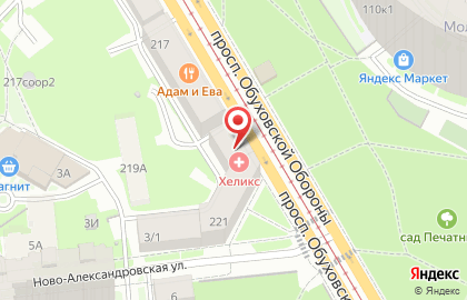 Бистро в Санкт-Петербурге на карте