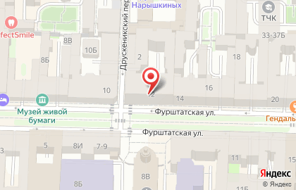 Фотокопицентр на Фурштатской улице на карте