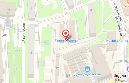 Магазин замороженных полуфабрикатов Элика на улице Корнеева на карте