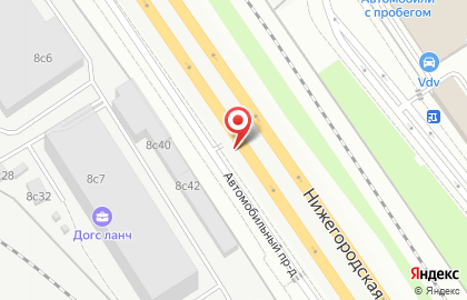 Парковка Гормост в Автомобильном проезде на карте