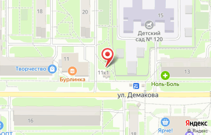 Магазин Свежее мясо в Советском районе на карте