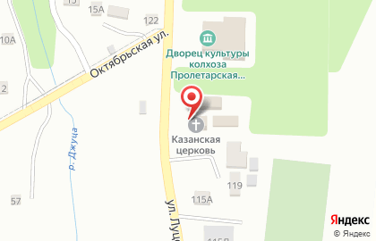 Храм Казанской иконы Божией Матери с. Юца на карте
