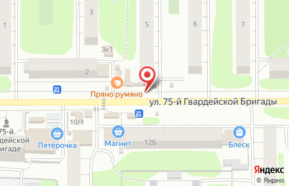 Киоск по продаже хлебобулочных изделий Форнакс в Октябрьском районе на карте