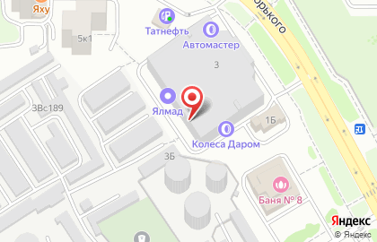 Автомойка ЕвроМойка на проспекте Максима Горького на карте