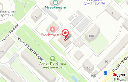 Акционерный коммерческий банк АК Барс в Лениногорске на карте