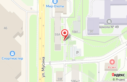 Sushi Club в Ново-Савиновском районе на карте