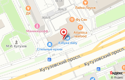 Магазин дверей Leganza на Кутузовском проспекте на карте