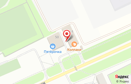 Супермаркет Пятёрочка в Костроме на карте
