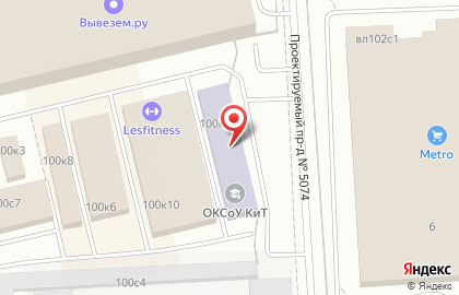 Ресторан быстрого питания Subway в ТЦ Щёлково на карте