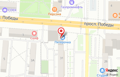 Женский фитнес-клуб FitCurves на Коммунистическом проспекте в Копейске на карте