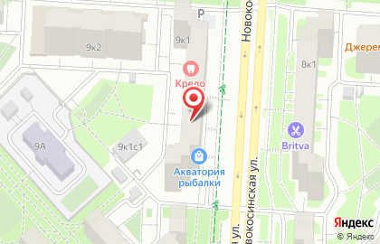 Всероссийская политическая партия Единая Россия на Новокосинской улице на карте