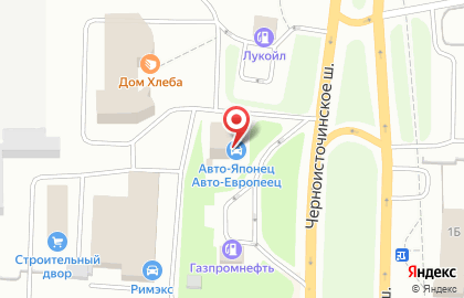 Автокомплекс на Черноисточинском шоссе на карте