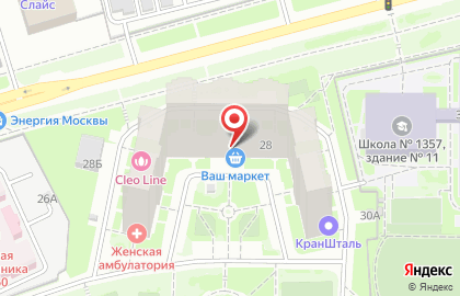 Женская амбулатория на Братиславской на карте