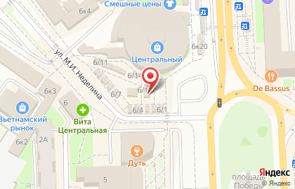 Магазин кондитерских изделий Пирожникофф на проспекте Победы на карте