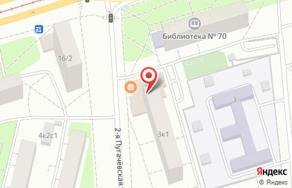 Аист на улице Пугачевская 2-я на карте