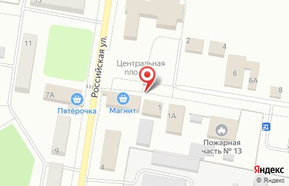 Магазин косметики и бытовой химии Магнит Косметик на Российской улице на карте