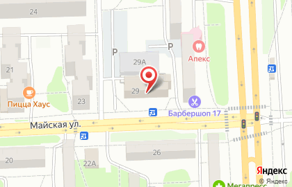 Банкомат Открытие на Майской улице на карте