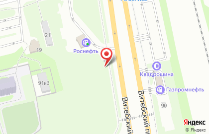 Подсолнух на Витебском проспекте на карте