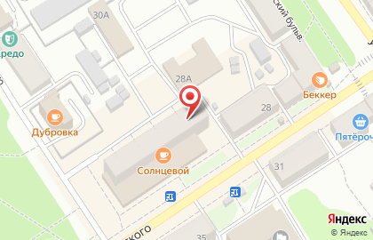 Салон красоты Солнцевой на проспекте Александра Невского на карте