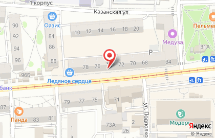 Магазин женской одежды Глория на улице Багратиона на карте
