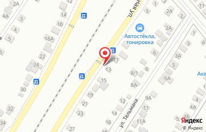 Магазин овощей и фруктов на Железнодорожной улице на карте
