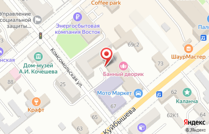 Магазин технических средств реабилитации Надежда на Комсомольской на карте