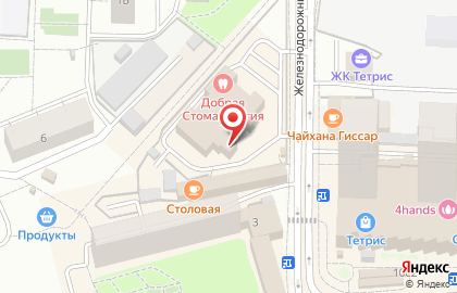 Кафе Ломбард-а в Железнодорожном переулке на карте