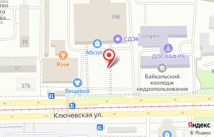 Спортландия на Ключевской улице на карте