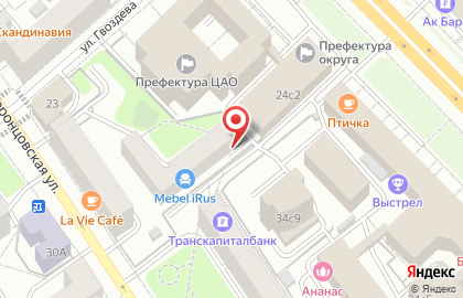 Веб-студия TechBoss на Крестьянской заставе на карте