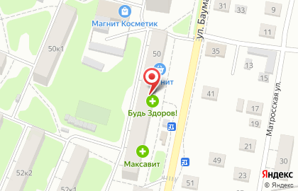 Отделение банка СберБанк России на улице Баумана на карте