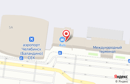 Гостиница Аэропорт-Челябинск на карте