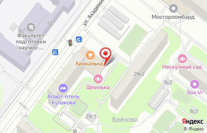 Спортивно-досуговый центр Гладиатор на улице Академика Волгина на карте