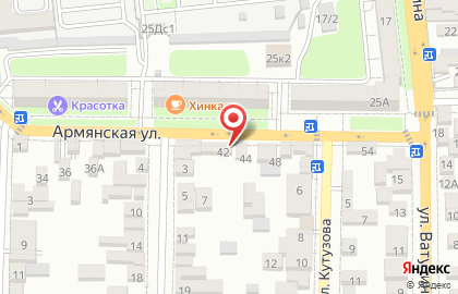 Магазин табака на Армянской улице на карте